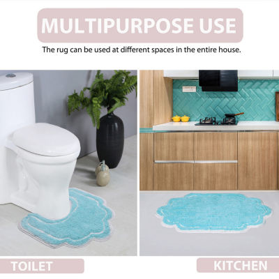 Home Weavers Inc Allure Quick Dry 24X40 Inch Bath Rug