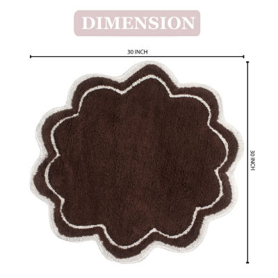 Home Weavers Inc Allure Round Bath Rug