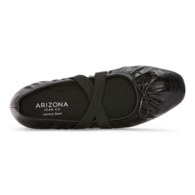 Arizona Jean Co Drew Womens Round Closed Toe Ballet Flats