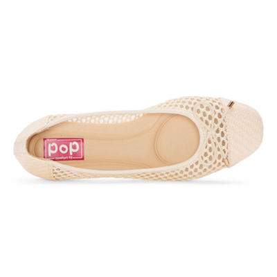 Pop Attraction Womens Round Closed Toe Ballet Flats