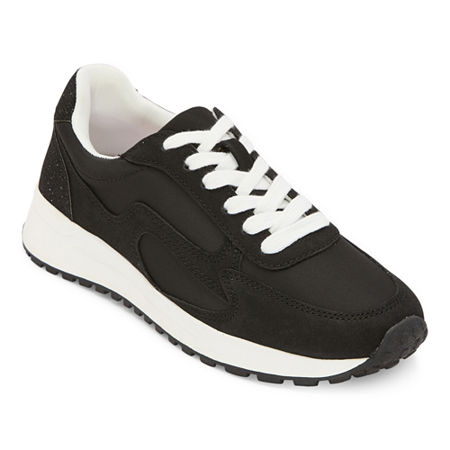 Pop Thrilled Womens Sneakers, 10 Medium, Black