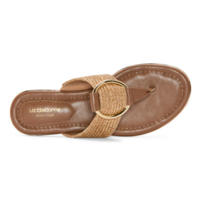 Liz Claiborne Womens Camplin Flat Sandals