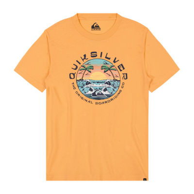 Quiksilver Big Boys Crew Neck Short Sleeve Graphic T-Shirt