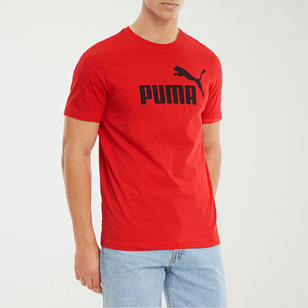 PUMA Mens Crew Neck Short Sleeve T-Shirt Big and Tall, 3x-large Tall, Red