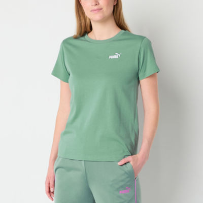 PUMA Womens Crew Neck Short Sleeve Active T-Shirt