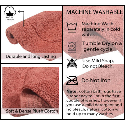 Home Weavers Inc Waterford 3-pc. Quick Dry Bath Rug Set