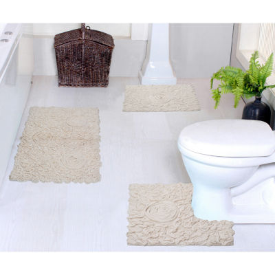 Home Weavers Inc Modesto 3-pc. Quick Dry Bath Rug Set