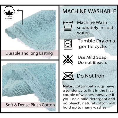 Home Weavers Inc Opulent 3-pc. Reversible Bath Rug Set