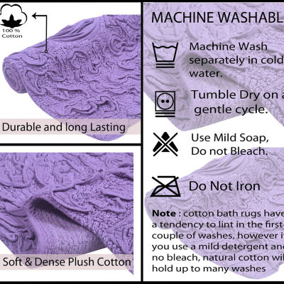 Home Weavers Inc Modesto Quick Dry 24X40 Inch Bath Rug