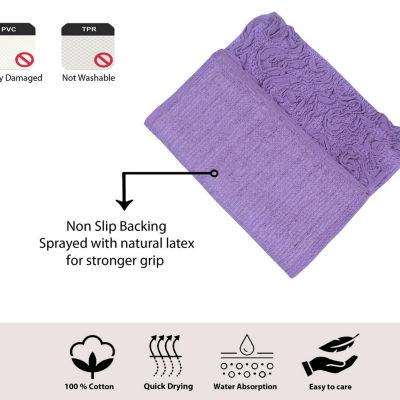 Home Weavers Inc Modesto Quick Dry 21X54 Inch Bath Rug