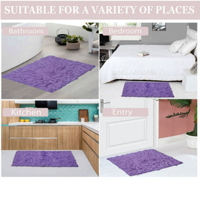 Home Weavers Inc Modesto Quick Dry 21X54 Inch Bath Rug