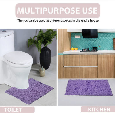 Home Weavers Inc Modesto Quick Dry 21X54 Inch Bath Rug