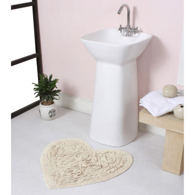 Home Weavers Inc Modesto Heart Bath Rug