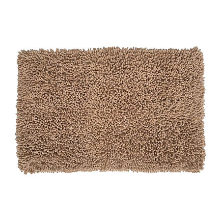 Home Weavers Inc Fantasia Quick Dry 17x24 Inch Bath Rug In Sand