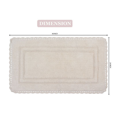 Home Weavers Inc Casual Elegance Reversible 24X40 Inch Bath Rug