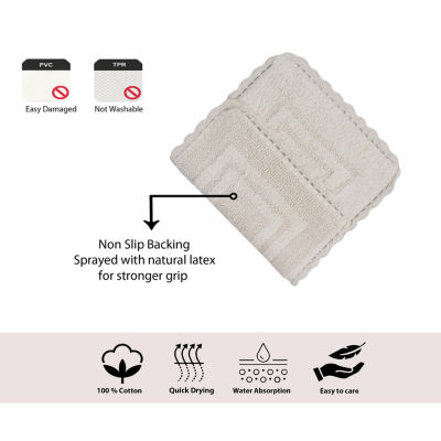 Home Weavers Inc Casual Elegance Reversible 24X40 Inch Bath Rug