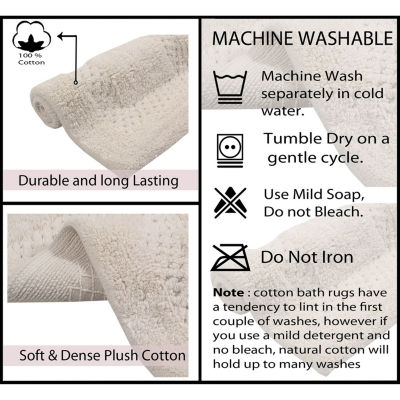 Home Weavers Inc Casual Elegance Reversible 24X40 Inch Bath Rug