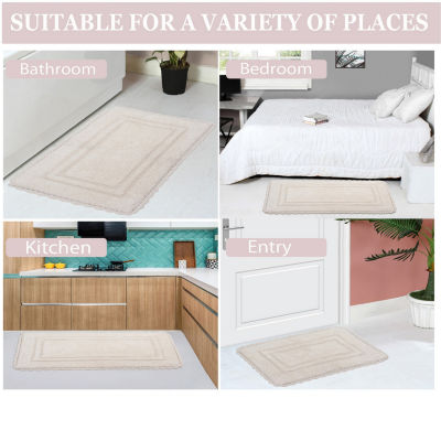 Home Weavers Inc Casual Elegance Reversible 24X40 Inch Bath Rug