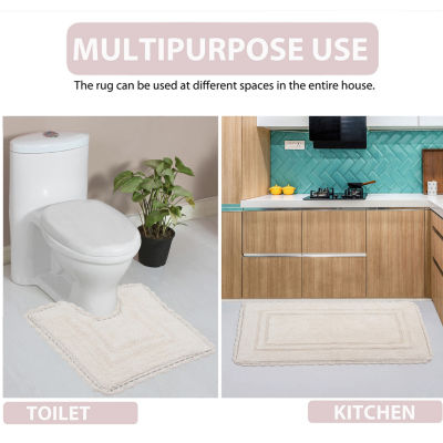 Home Weavers Inc Casual Elegance Reversible 24X40 Inch Bath Rug