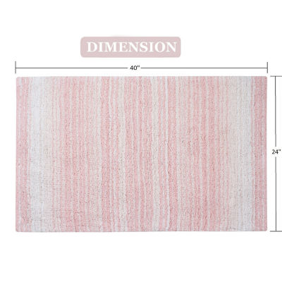 Home Weavers Inc Gradation Quick Dry 24X40 Inch Bath Rug