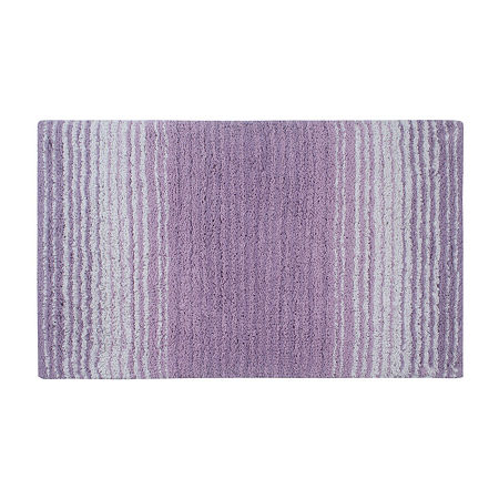Home Weavers Inc Gradation Quick Dry 24x40 Inch Bath Rug In Purple