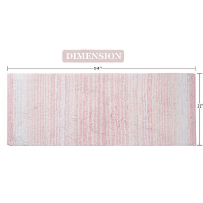 Home Weavers Inc Gradation Quick Dry 21X54 Inch Bath Rug