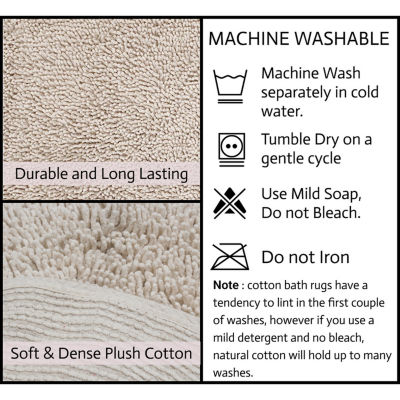 Home Weavers Inc Fantasia 3-pc. Quick Dry Bath Rug Set