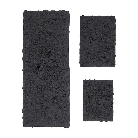 Home Weavers Inc Modesto Quick Dry Bath Rug In Gray