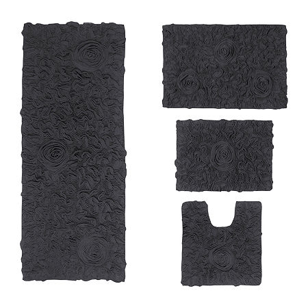 Home Weavers Inc Modesto Quick Dry Bath Rug In Gray