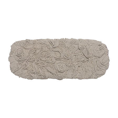 Home Weavers Inc Bell Flower Toilet Tank Cover In Sand