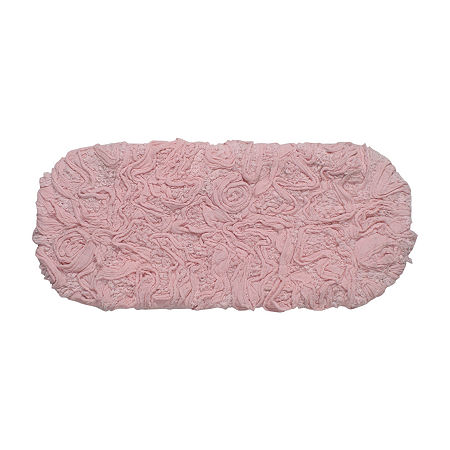 Home Weavers Inc Bell Flower Toilet Tank Cover In Pink