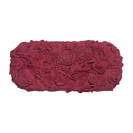 Home Weavers Inc Bell Flower Toilet Tank Cover In Red