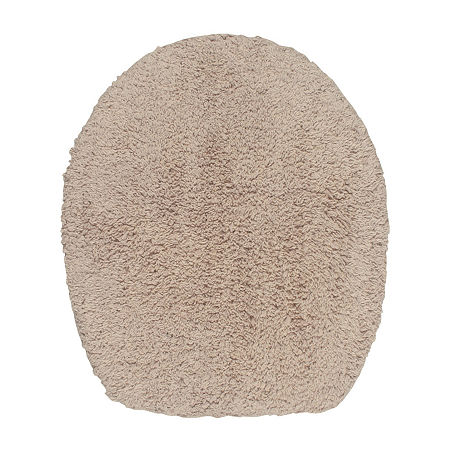 Home Weavers Inc Double Ruffle Toilet Lid Cover In Sand