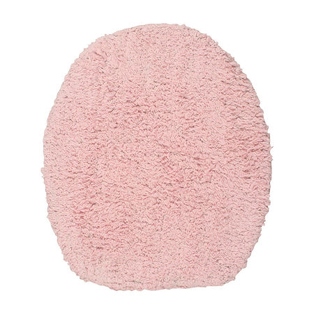 Home Weavers Inc Double Ruffle Toilet Lid Cover In Pink