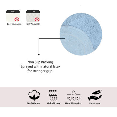 Home Weavers Inc Double Ruffle Toilet Lid Cover