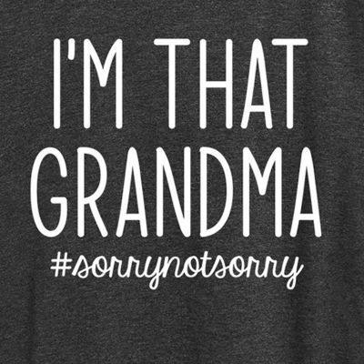 Im That Grandma Womens Crew Neck Short Sleeve Regular Fit Graphic T-Shirt