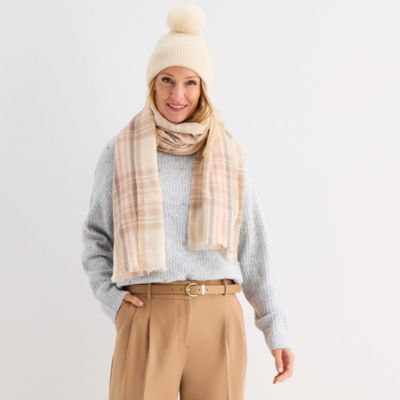 Liz Claiborne Plaid Boxed 2-pc. Cold Weather Set