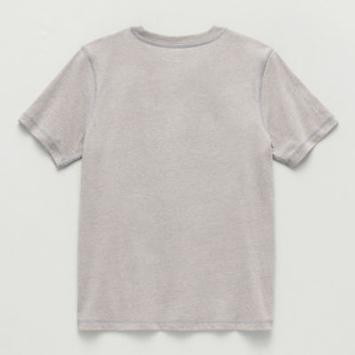 Thereabouts Little & Big Kid Boys Easy-on + Easy-off Sensory Friendly Crew Neck Short Sleeve Adaptive Regular Fit Graphic T-Shirt