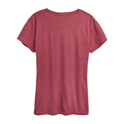 Snoopy Dog Mom Womens Crew Neck Short Sleeve Regular Fit Graphic T-Shirt