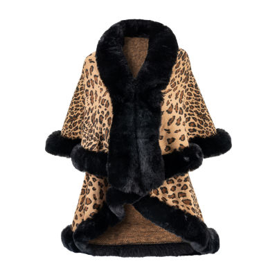 Karla Hanson Aspen Ruana Womens Animal Poncho