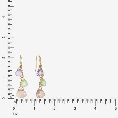 Liz Claiborne Womens Drop Earrings