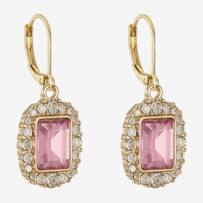 Monet Jewelry Womens Glass Drop Earrings