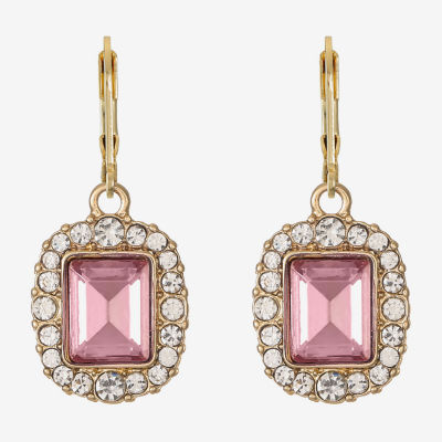 Monet Jewelry Womens Glass Drop Earrings