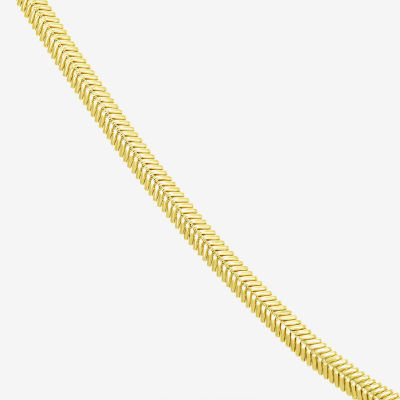 Womens 14K Gold 18 Inch Snake Chain Necklace