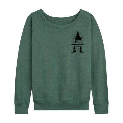 Wicked Elphaba Womens Round Neck Long Sleeve Regular Fit Wicked Graphic T-Shirt