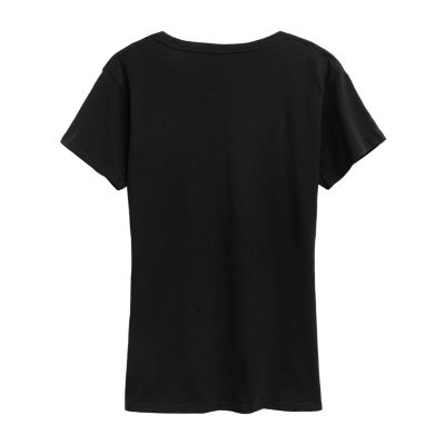 Wicked Defy Gravity Womens Crew Neck Short Sleeve Regular Fit Wicked Graphic T-Shirt