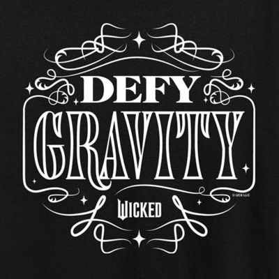 Wicked Defy Gravity Womens Crew Neck Short Sleeve Regular Fit Wicked Graphic T-Shirt