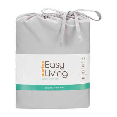 Martex Easy Living Solid Wrinkle Resistant Sheet Set