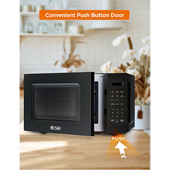 COMMERCIAL CHEF CHM7MW Small Microwave 0.7 cu. ft. With 10 Power Levels 