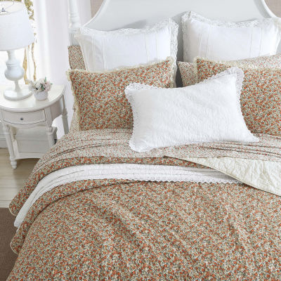 Laura Ashley Loveston Reversible Reversible Quilt Set